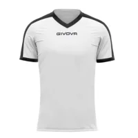 Tricou sport Givova Revolution, Alb / Negru