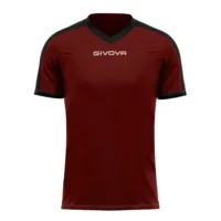 Tricou sport Givova Revolution, Visiniu / Negru
