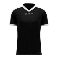 Tricou sport Givova Revolution, Negru / Alb