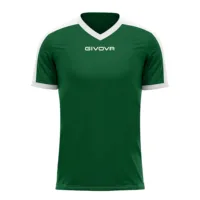 Tricou sport Givova Revolution, Verde / Alb