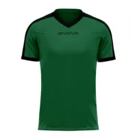 Tricou sport Givova Revolution, Verde / Negru