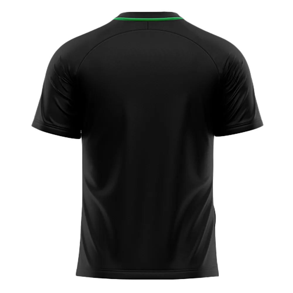 Tricou sport Givova Art, Verde / Negru - imagine 2