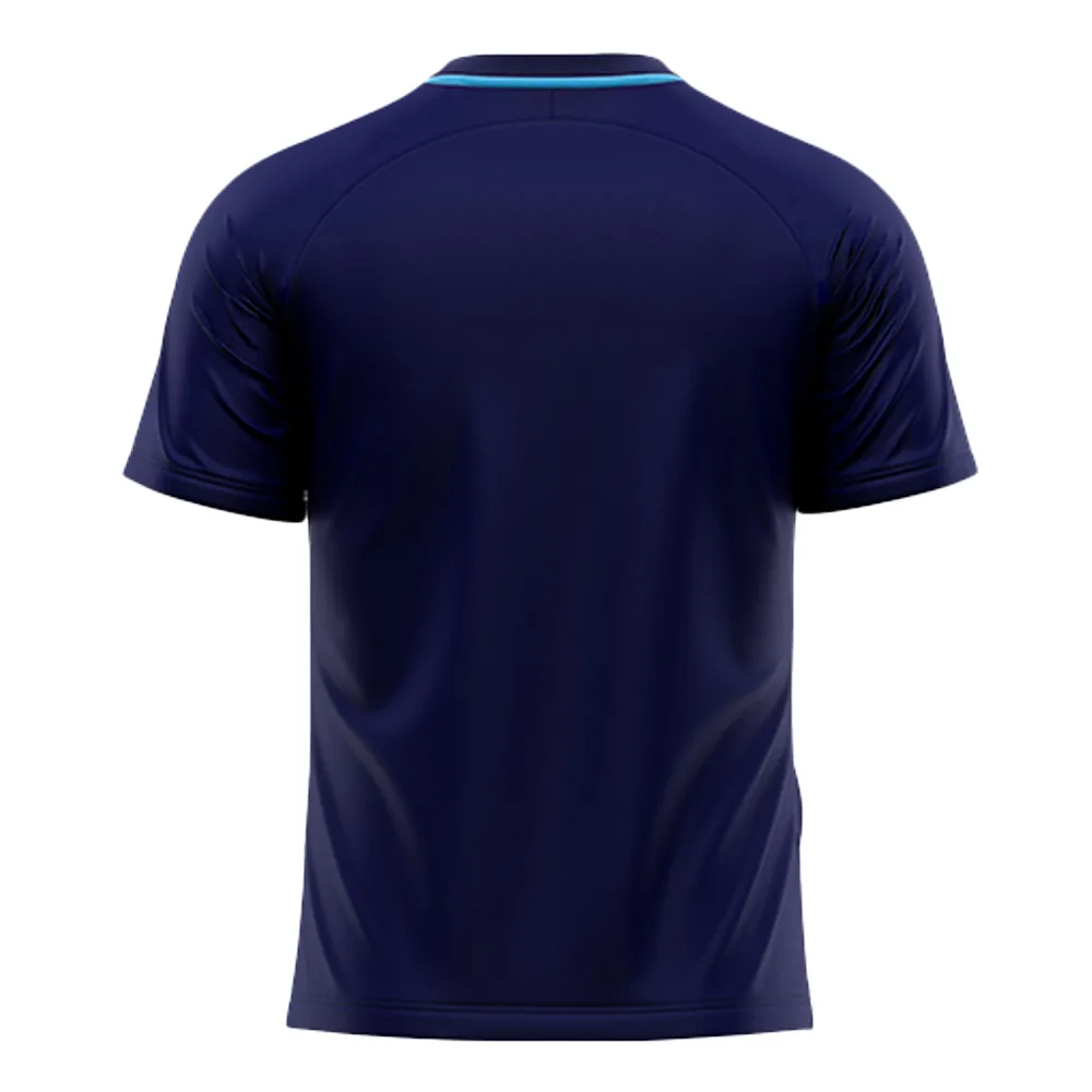 Tricou sport Givova Art, Turcoaz / Bleumarin - imagine 2