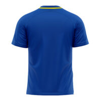 Tricou sport Givova Stripe, Albastru Royal / Galben - imagine 2