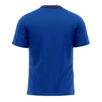 Tricou sport Givova Stripe, Albastru Royal / Visiniu - imagine 2