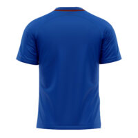 Tricou sport Givova Stripe, Albastru Royal / Visiniu - imagine 2