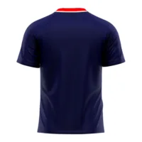 Tricou sport Givova Stripe, Bleumarin / Rosu - imagine 2