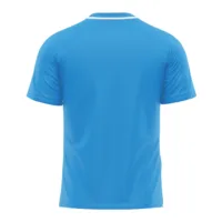 Tricou sport Givova Stripe, Albastru Sky / Alb - imagine 2