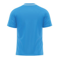 Tricou sport Givova Stripe, Albastru Sky / Alb - imagine 2