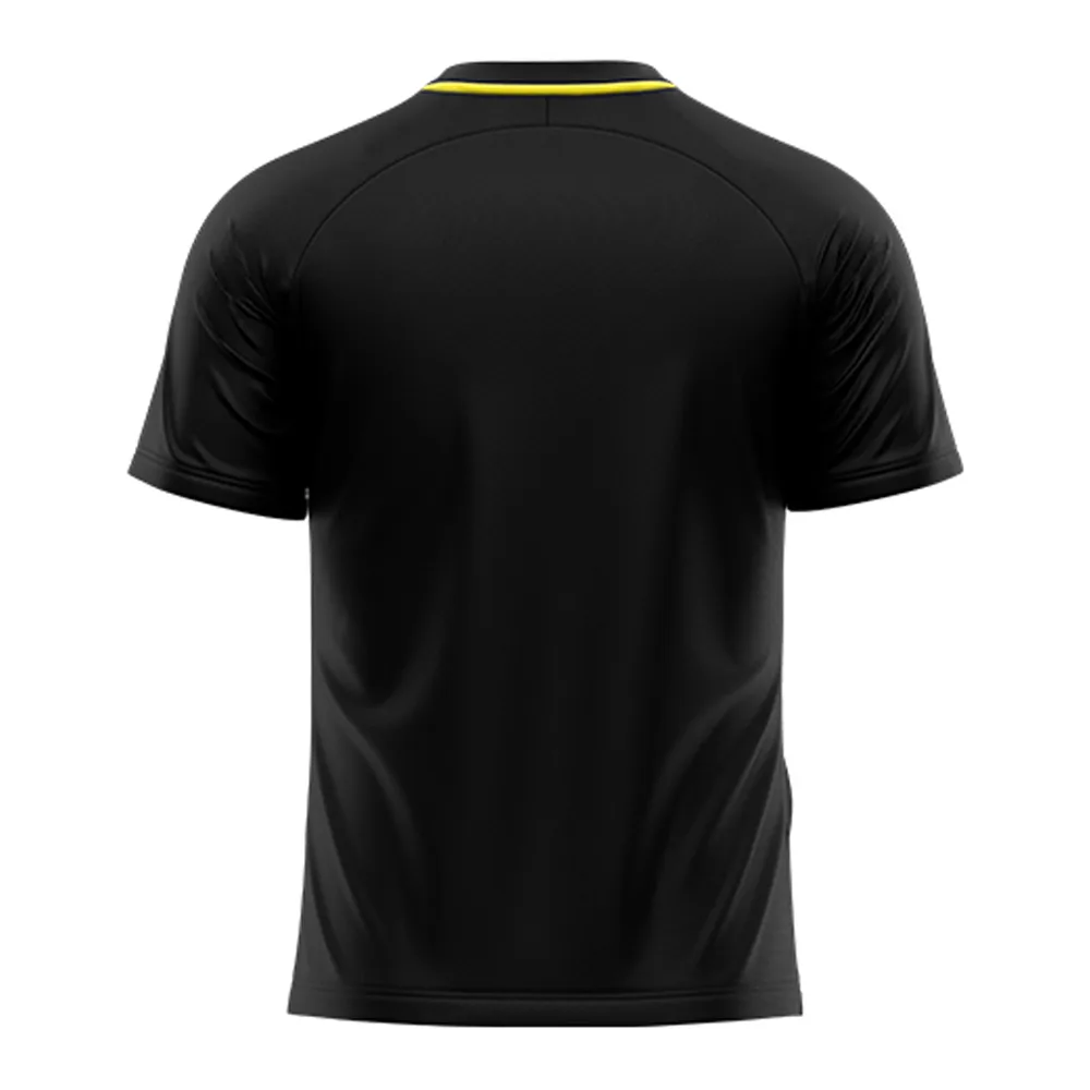Tricou sport Givova Stripe, Galben / Negru - imagine 2