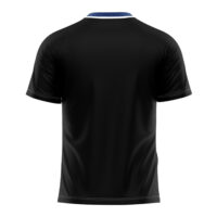 Tricou sport Givova Stripe, Negru / Albastru Royal - imagine 2