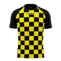 Tricou sport Givova Dama, Galben / Negru
