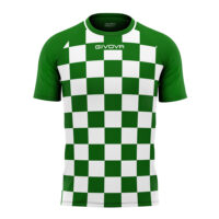 Tricou sport Givova Dama, Verde / Alb