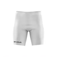 Pantaloni scurti elastici Givova Skin, Alb