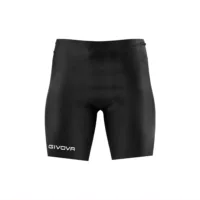 Pantaloni scurti elastici Givova Skin, Negru