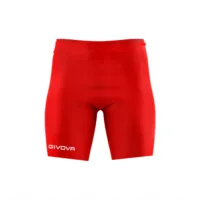 Pantaloni scurti elastici Givova Skin, Rosu