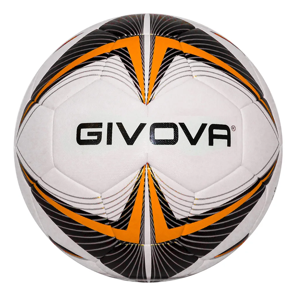 Minge fotbal Givova Match King, Negru / Portocaliu Fluo (Nr. 5) - imagine 1