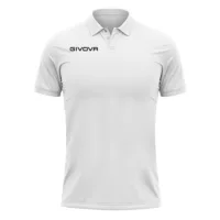 Tricou polo Givova Pocket, Alb