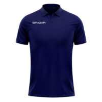 Tricou polo Givova Pocket, Bleumarin