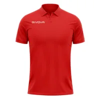 Tricou polo Givova Pocket, Rosu