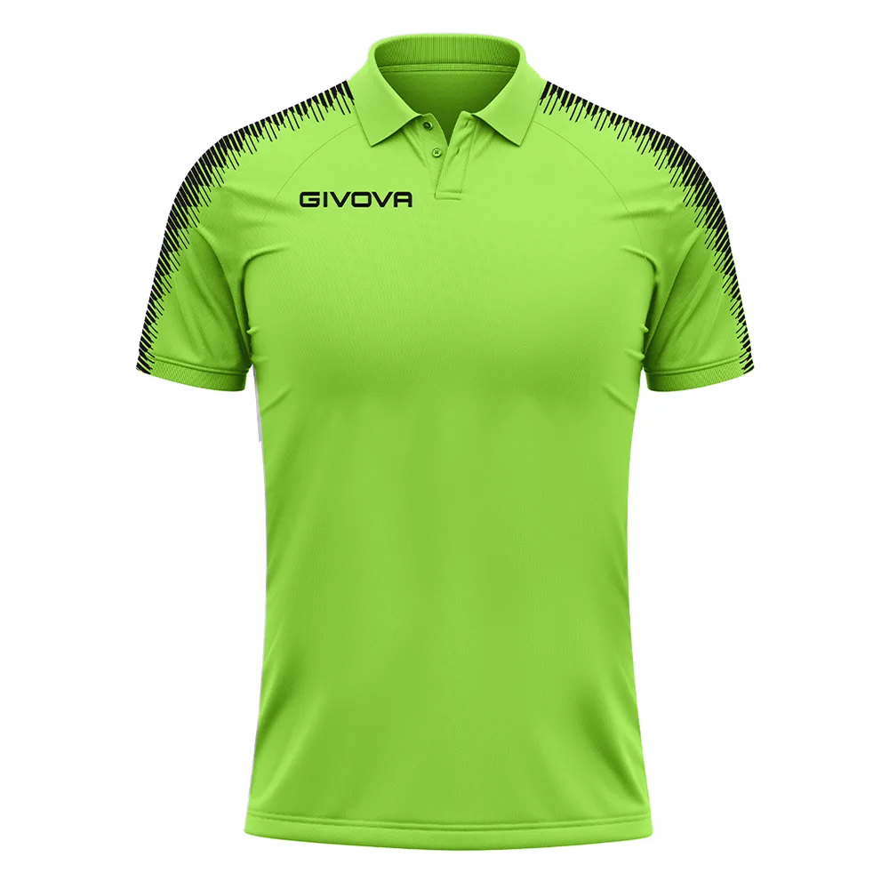 Tricou polo Givova Club, Verde mar - imagine 1