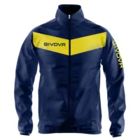 Geaca ploaie Givova Scudo, Bleumarin / Galben