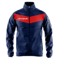 Geaca ploaie Givova Scudo, Bleumarin / Rosu