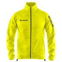 Geaca ploaie Givova Wind, Galben Fluo