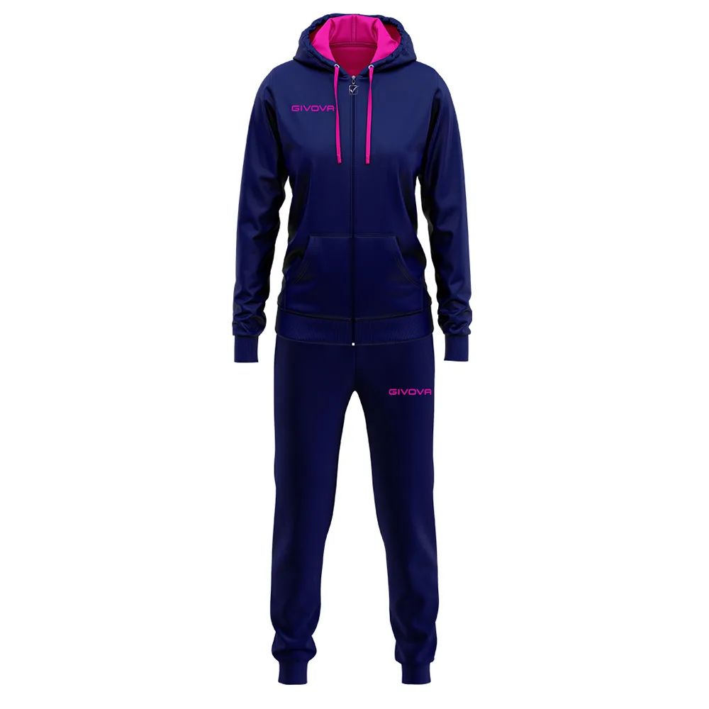 Trening dama Givova Lady, Bleumarin / Fuxia - imagine 1
