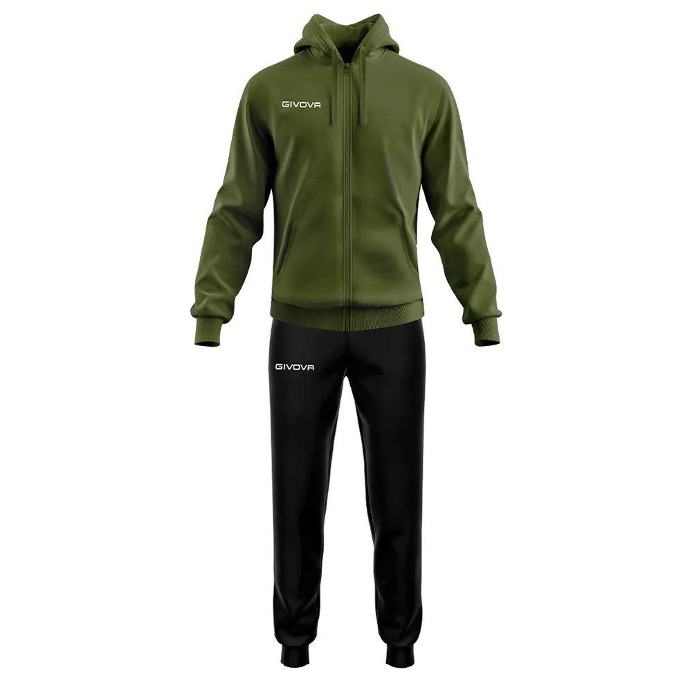 Trening Givova Sorrento, Verde militar / Negru - imagine 1