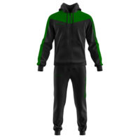 Trening Givova Roma cu gluga, Negru / Verde