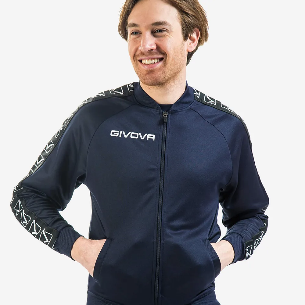 Bluza trening Givova College Band, Bleumarin - imagine 3