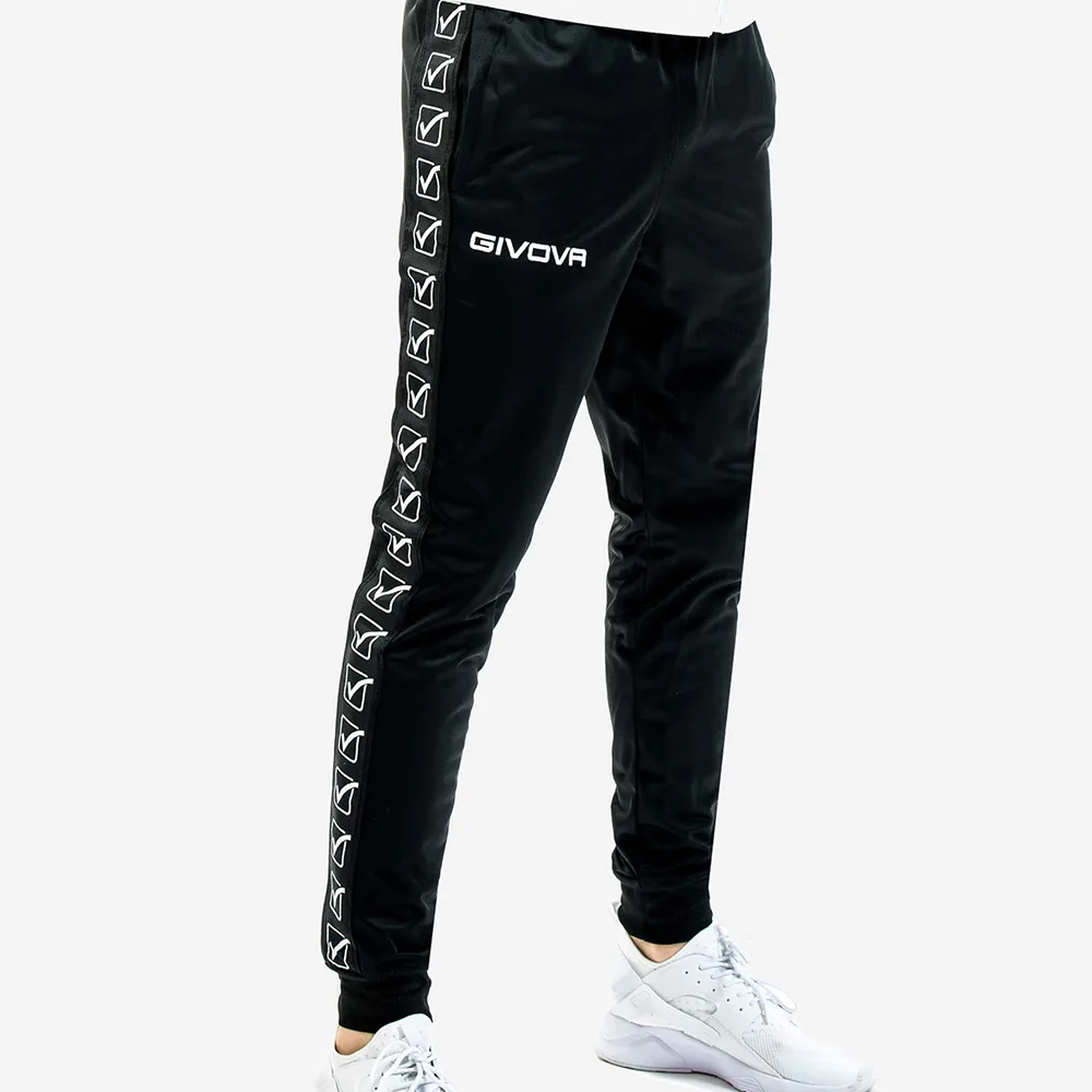 Pantaloni lungi Givova Tricot Band, Negru - imagine 2