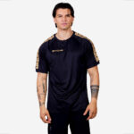 Tricou Givova Poly Band, Negru / Auriu - imagine 2