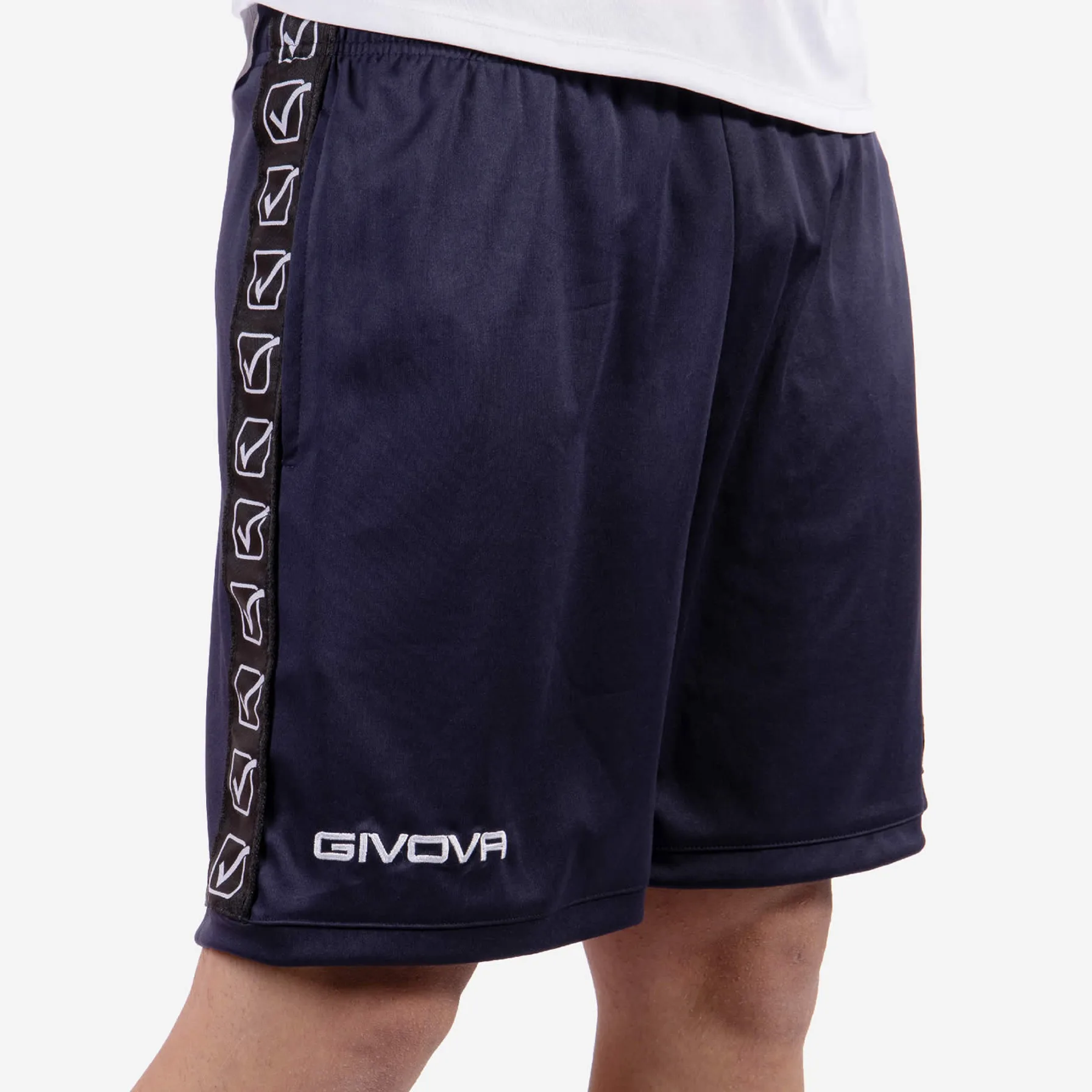 Pantaloni scurti sport Givova Poly Band, Bleumarin - imagine 3