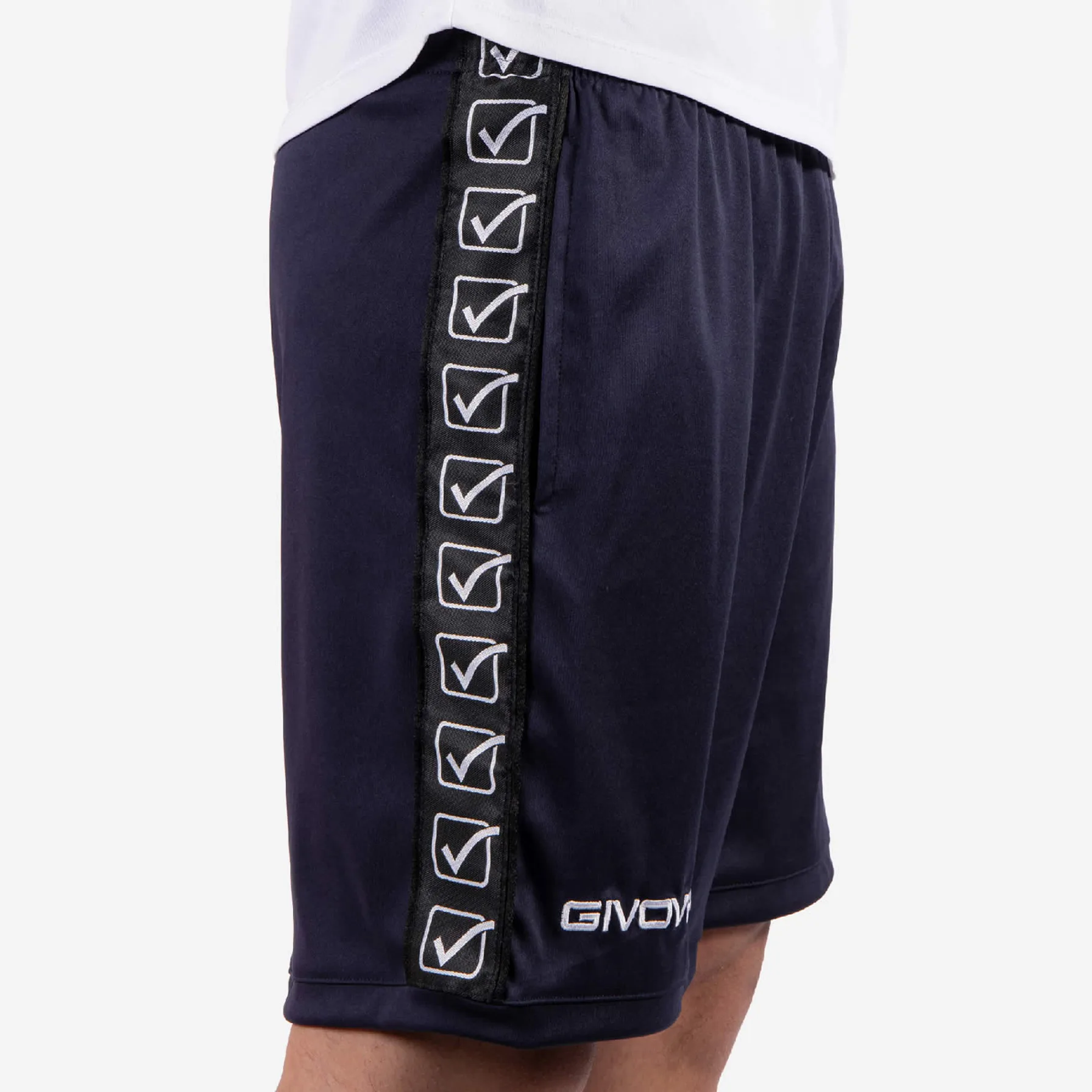 Pantaloni scurti sport Givova Poly Band, Bleumarin - imagine 4