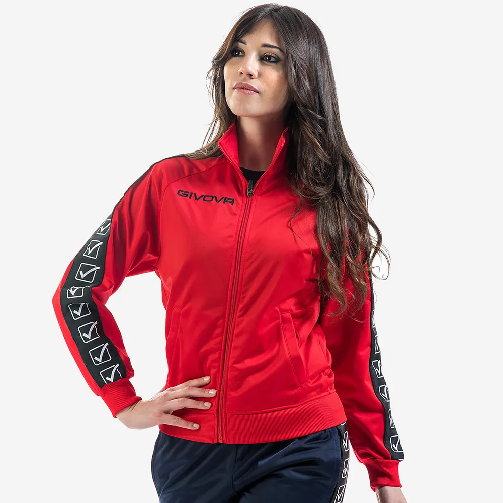 Bluza trening Givova Tricot Band, Rosu - imagine 2