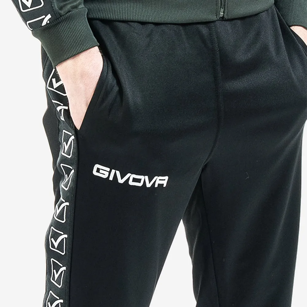 Pantaloni lungi Givova College Band, Negru - imagine 3