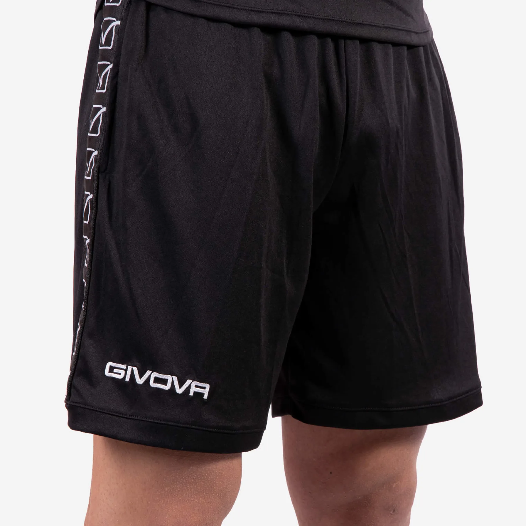 Pantaloni scurti sport Givova Poly Band, Negru - imagine 4