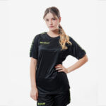 Tricou Givova Poly Band, Negru / Galben Fluo - imagine 2