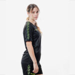 Tricou Givova Poly Band, Negru / Galben Fluo - imagine 3