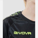Tricou Givova Poly Band, Negru / Galben Fluo - imagine 4