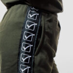 Pantaloni scurti Givova Terry Band, Verde Militar - imagine 5