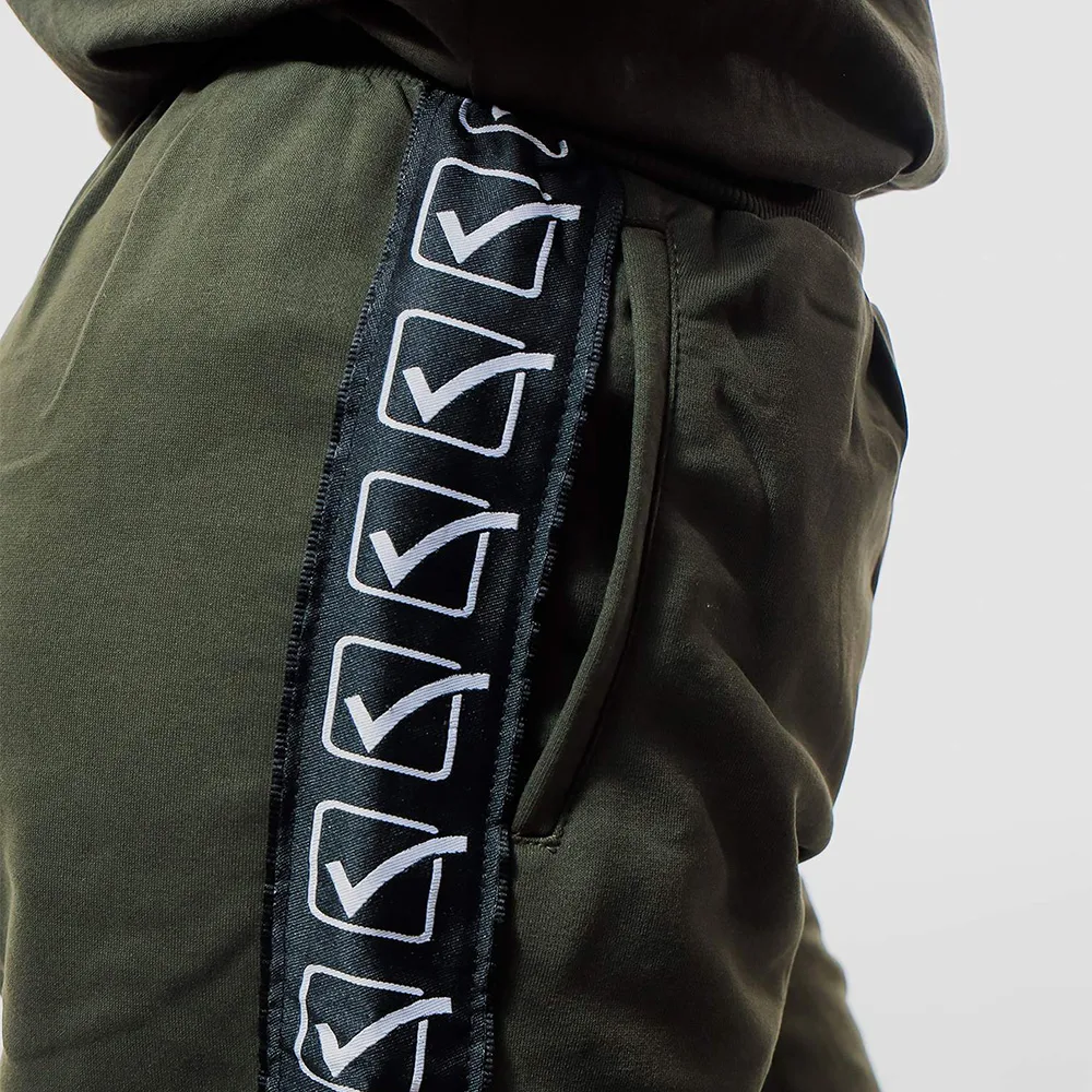 Pantaloni scurti Givova Terry Band, Verde Militar - imagine 5