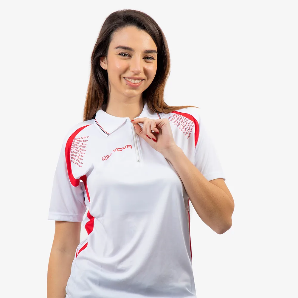 Set tenis Givova Easy, Rosu / Bleumarin - imagine 3