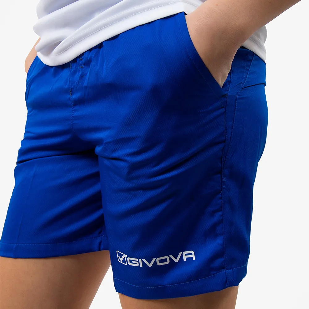 Set tenis Givova Easy, Alb / Albastru Royal - imagine 4