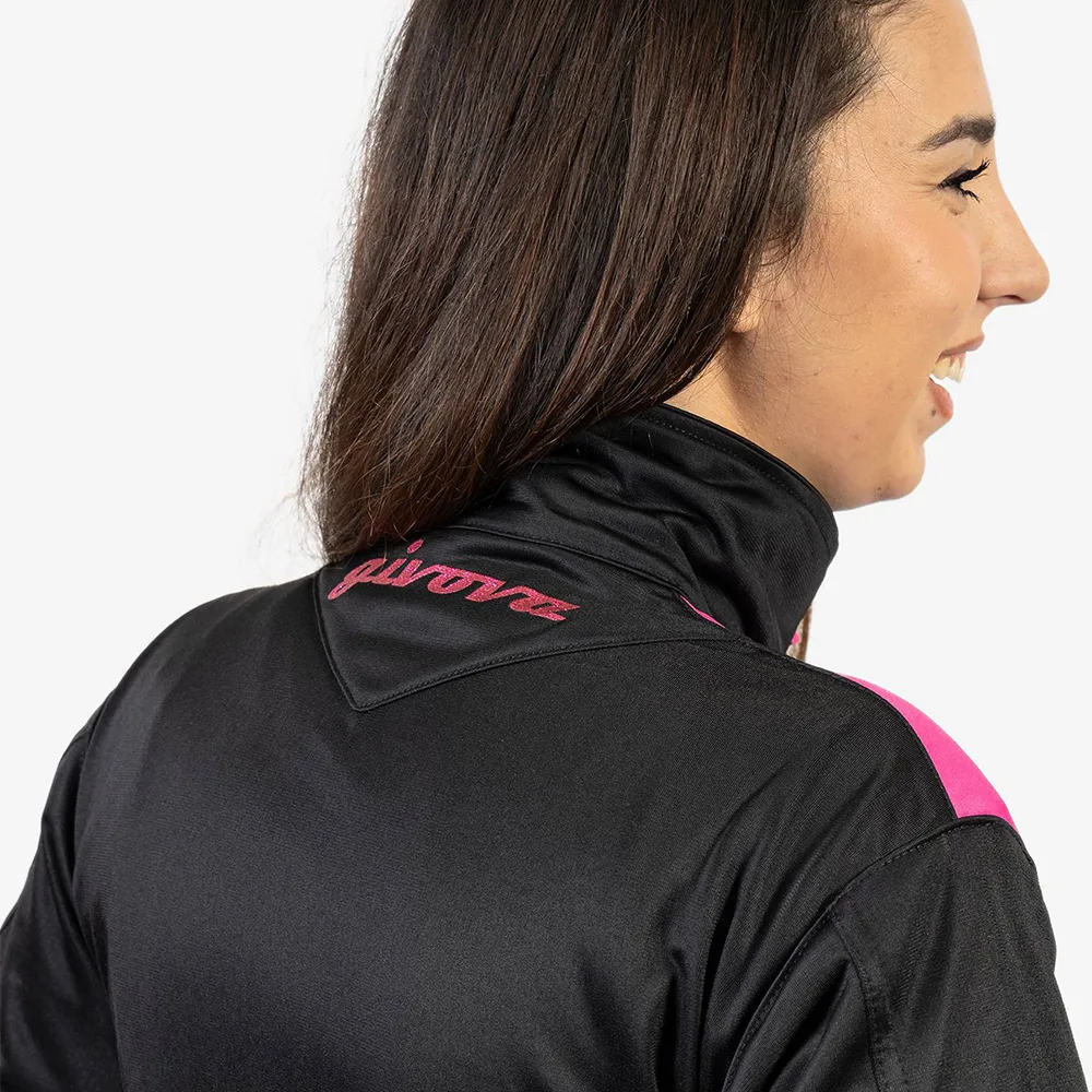 Trening unisex Givova Visa Luxury, Fuxia / Negru - imagine 4