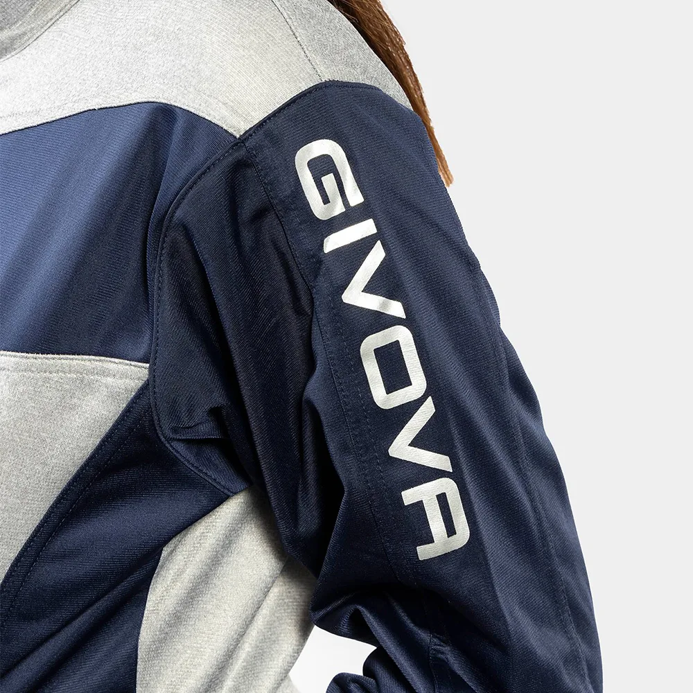 Trening unisex Givova Visa Luxury, Gri / Bleumarin - imagine 4