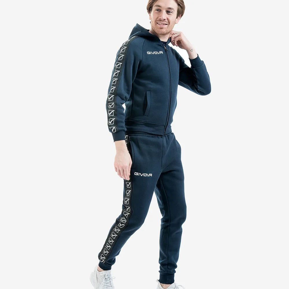 Hanorac Givova Felpa Full-zip Band, Bleumarin - imagine 3