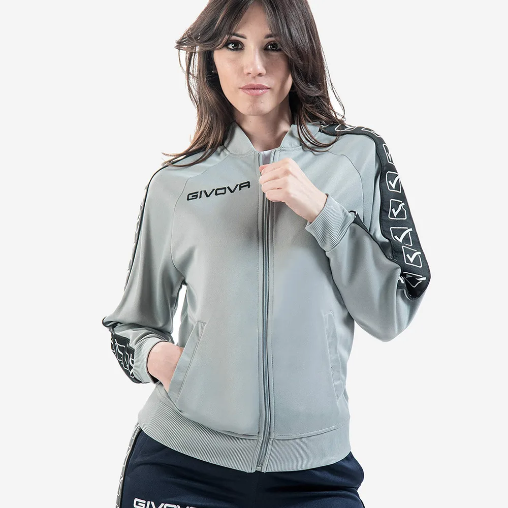 Bluza trening Givova College Band, Gri - imagine 2